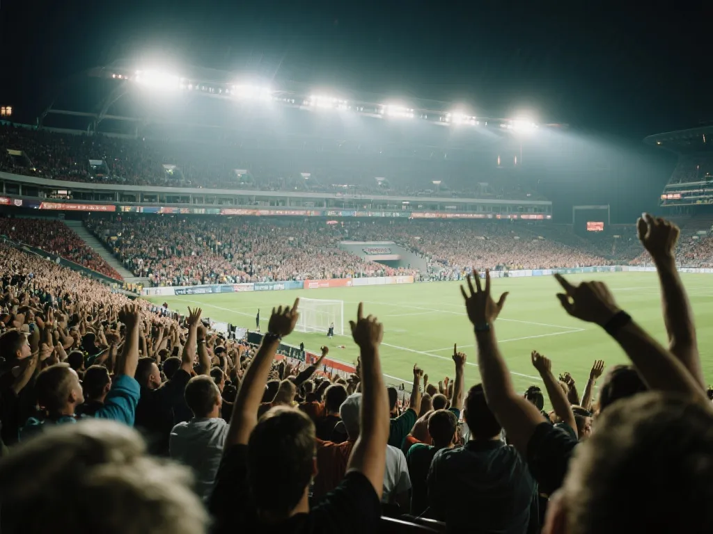 体育赛事现场氛围图